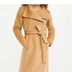 Ann Taylor belted funnel neck coat- NWT PM